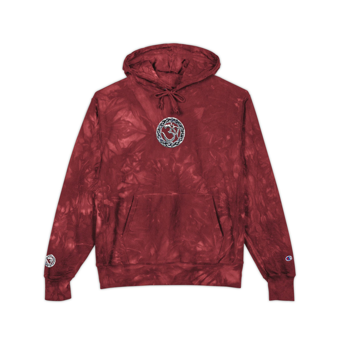 Unisex Champion Tie-Dye ॐ Hoodie (Embroidery)