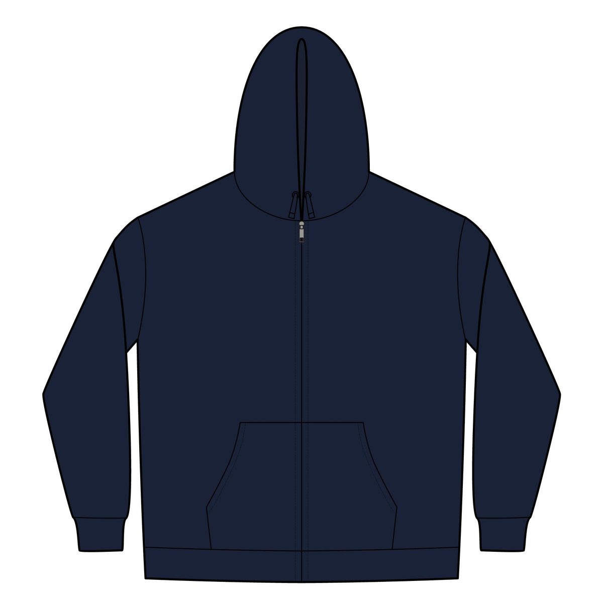 Heavyweight Sherpa-Lined Hooded ॐ Fleece Jacket