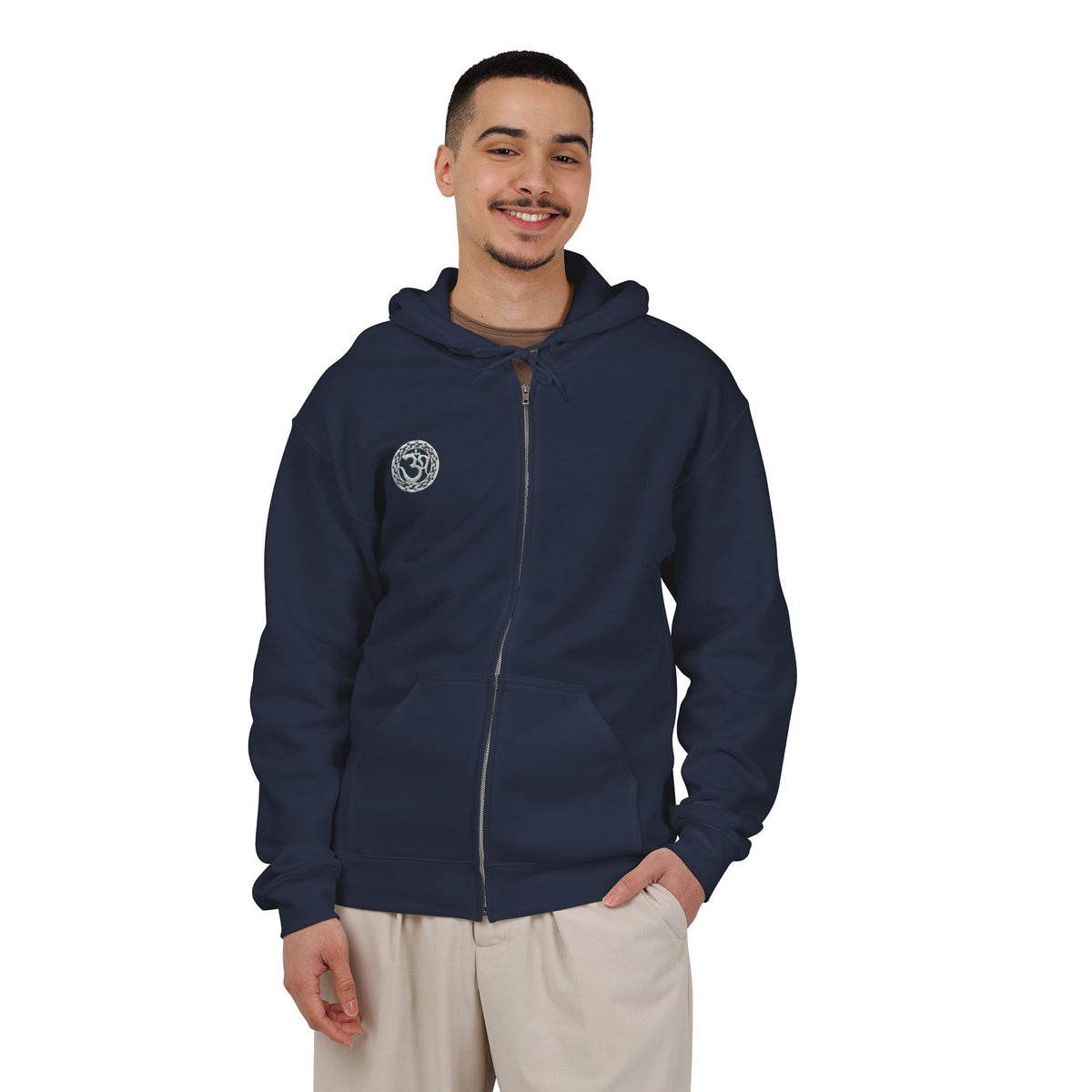 Unisex Heavy Blend™ Full Zip Hooded ॐ Sweatshirt