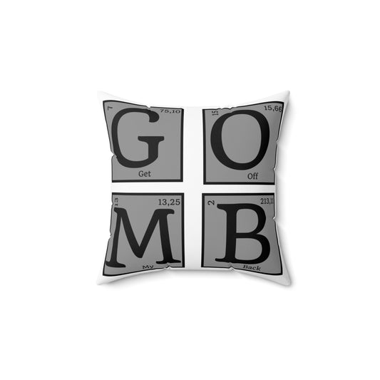 GOMB Spun Polyester Square Pillow