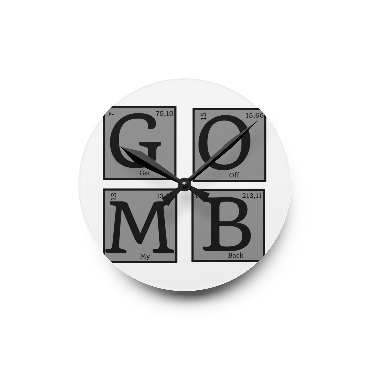 GOMB Acrylic Wall Clock