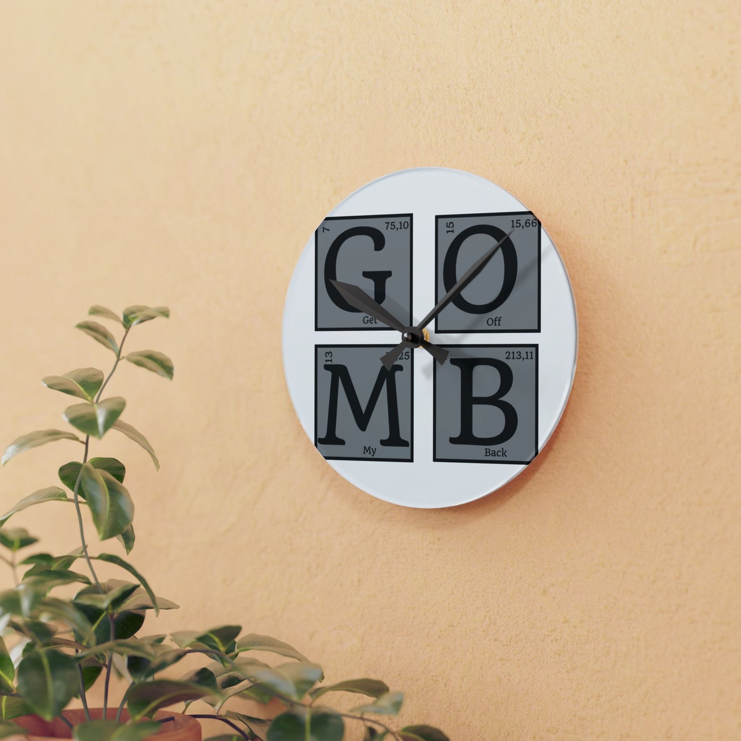 GOMB Acrylic Wall Clock