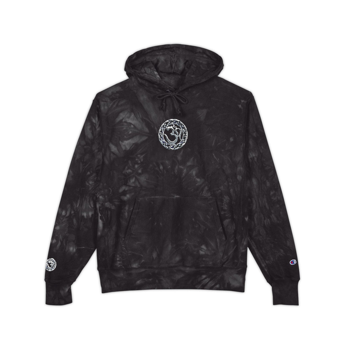 Unisex Champion Tie-Dye ॐ Hoodie (Embroidery)
