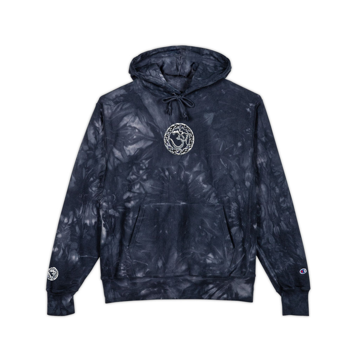 Unisex Champion Tie-Dye ॐ Hoodie (Embroidery)