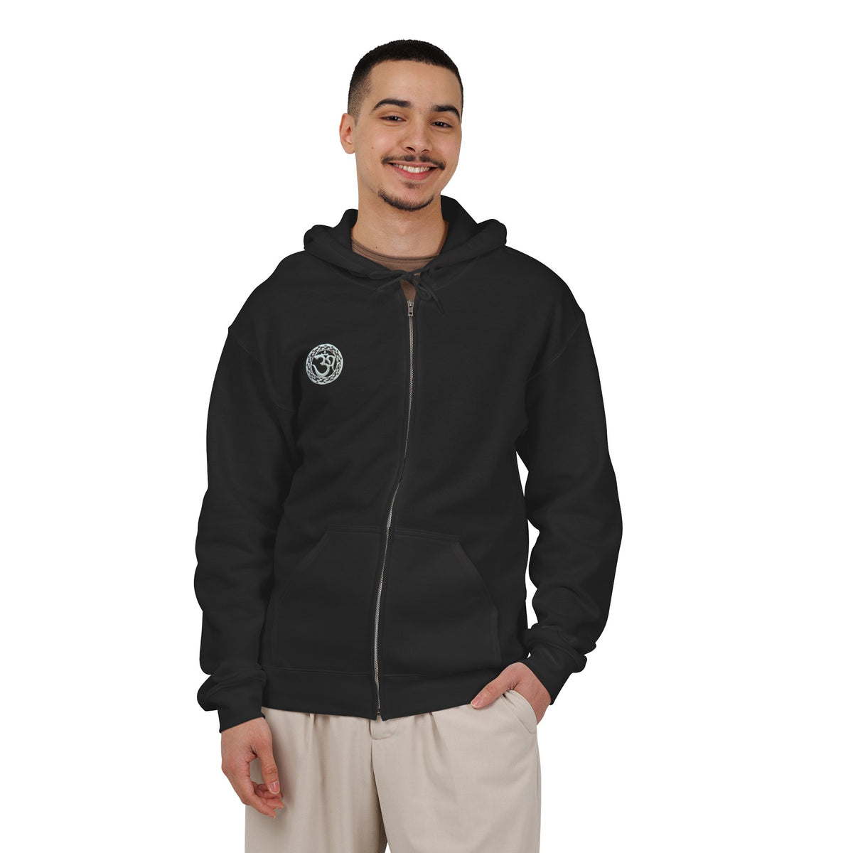 Unisex Heavy Blend™ Full Zip Hooded ॐ Sweatshirt